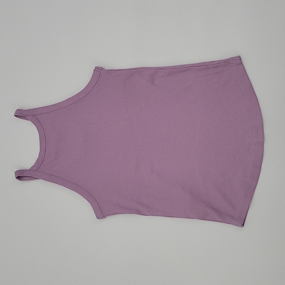 Madewell Supima® Rib '90s Tank in Vibrant Lilac size Small NWT NJ771 - Picture 7 of 13